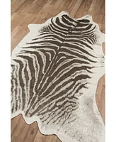 Erin Gates Acadia Aca-1 Zebra 5'3" x 7'10" Area Rug