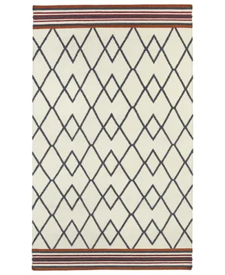 Kaleen Nomad NOM03-01 Ivory 2' x 3' Area Rug