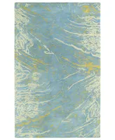 Kaleen Brushstrokes BRS01-17 Blue 2' x 3' Area Rug