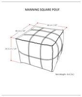 Manning Square Pouf