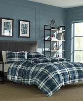 Nautica Crossview Plaid Microsuede Piece Comforter Set