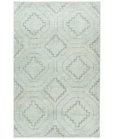 Kaleen Solitaire SOL13-34 Glacier 4 'x 6' Area Rug