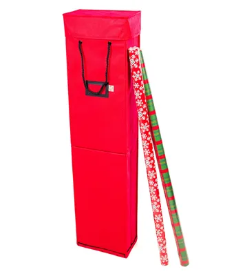 Santa's Bag Vertical Wrapping Paper Storage Container