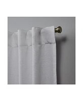 Nicole Miller Mellow Slub Textured Hidden Tab Top 54" X 84" Curtain Panel Pair