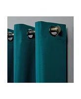 Nicole Miller Canvas Indoor/Outdoor Grommet Top 54" X 96" Curtain Panel Pair