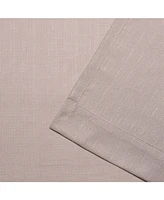 Exclusive Home Loha Linen Grommet Top Window Curtain Panel Pair