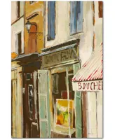 Courtside Market Street in Neuilly Ii 24" x 36" Gallery-Wrapped Canvas Wall Art