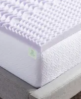 Dream Collection by Lucid 5-Zone Lavender Memory Foam Mattress Topper, Twin