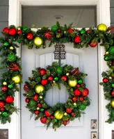 Village Lighting 30" Lighted Christmas Wreath