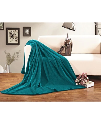 Elegant Comfort Luxury Plush Fleece Blanket, King/California King