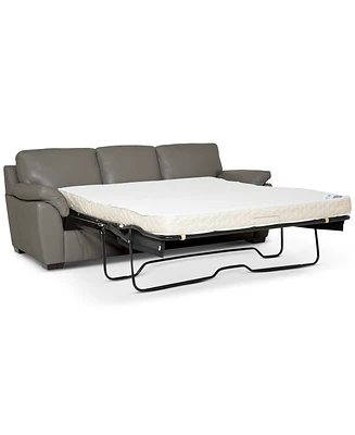 Lothan 87" Leather Queen Sleeper, Created for Macy's