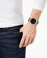 Citizen Eco-Drive Men's Axiom Black Leather Strap Watch 40mm
