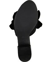 Journee Collection Women's Sabica Ruffle Slip On Dress Sandals