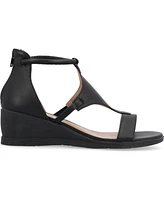 Journee Collection Women's Trayle Wedge Sandals