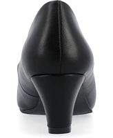 Journee Collection Women's Luu Round Toe Pumps