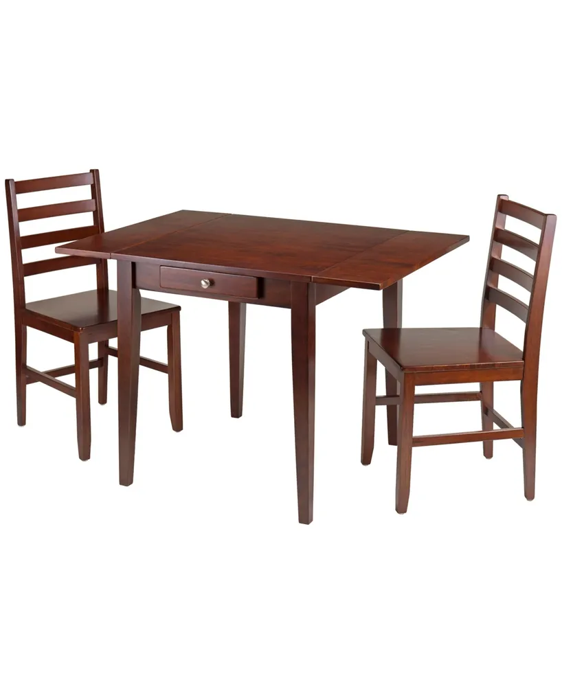 Hamilton -Piece Drop Leaf Dining Table with Ladder Back Chairs