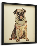Empire Art Direct 'My Puggy' Dimensional Collage Wall Art - 25" x 25''