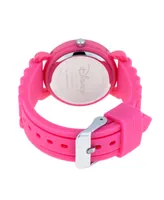 EwatchFactory Girl's Disney Toy Story 4 Gabby Gabby Pink Plastic Time Teacher Strap Watch 32mm