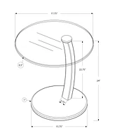 Monarch Specialties End Table/Snack Table