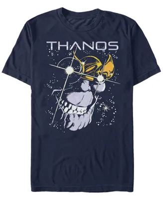 Marvel Men's Comic Collection Thanos Grin Stars Short Sleeve T-Shirt