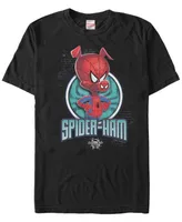 Marvel Men's Spider-Man Into The Spiderverse I Am Spider-Ham Short Sleeve T-Shirt