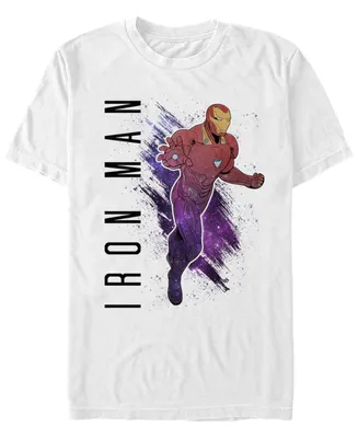 Marvel Men's Avengers Galaxy Painted Ironman Short Sleeve T-Shirt