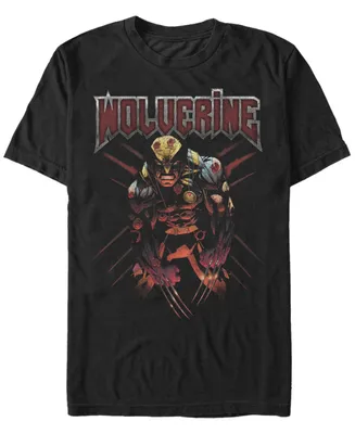 Marvel Men's Classic X-Men Angry Wolverine, Short Sleeve T-Shirt