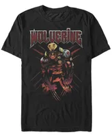 Marvel Men's Classic X-Men Angry Wolverine, Short Sleeve T-Shirt