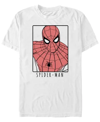 Marvel Men's Spider-Man Painted Portrait Short Sleeve T-Shirt