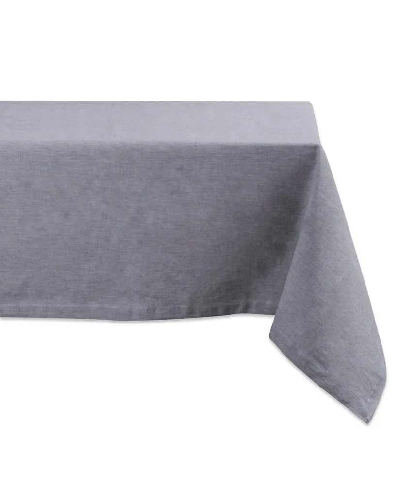 Solid Chambray Tablecloth 60" x 104"