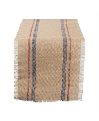 Design Imports Burlap Table Runner 14" x 108"