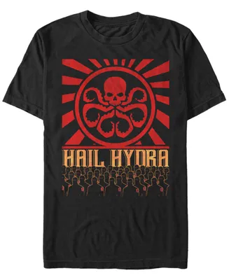Marvel Men's Comic Collection Hail Hydra Propaganda Short Sleeve T-Shirt