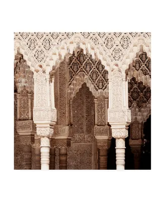 Philippe Hugonnard Made in Spain 3 Arabic Arches in Alhambra Ii Canvas Art