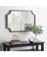 Kate and Laurel Hogan Framed Scallop Wall Mirror - 24" x 36"