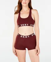 Dkny Supersoft Racerback Bralette Boyfriend Boxer Shorts