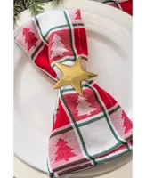 Star Napkin Ring, Set of 6