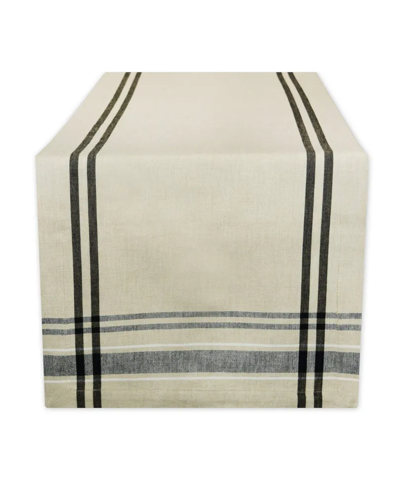 Chambray French Stripe Table Runner 14" x 72"