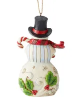 Jim Shore Snowman with Candy Cane Ornament