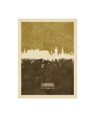 Michael Tompsett Edinburgh Scotland Skyline Canvas Art