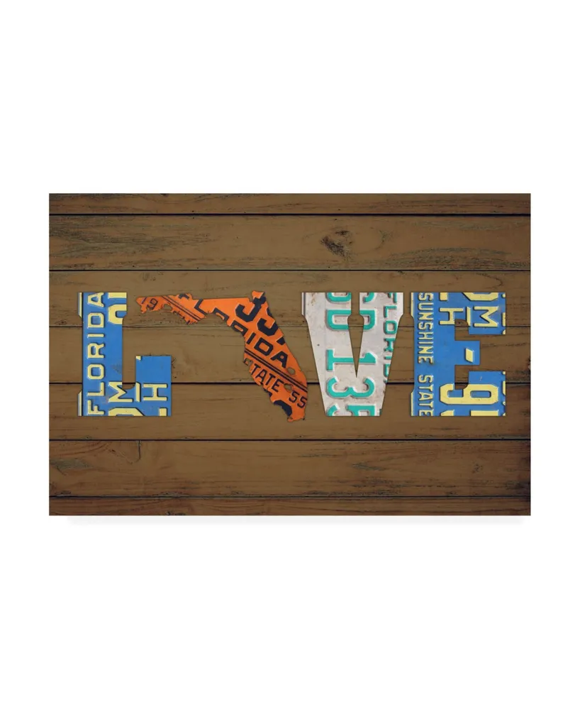 Design Turnpike Fl State Love Canvas Art - 19.5" x 26"