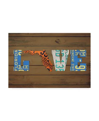 Design Turnpike Fl State Love Canvas Art - 19.5" x 26"