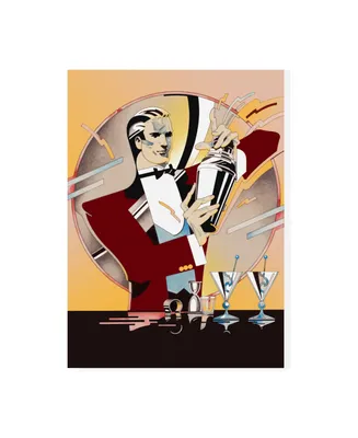 David Chestnutt Tending Bar Canvas Art - 27" x 33.5"