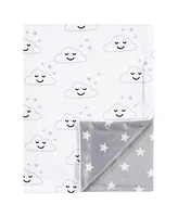 Hudson Baby Girls and Boys Reversible Mink Blanket