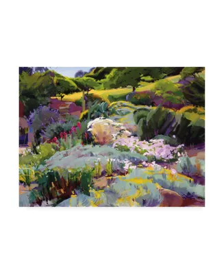 Marcia Burt Hillside Garden Canvas Art