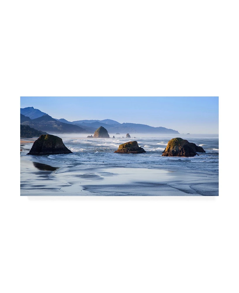 Michael Broo Cannon Beach Oregon Canvas Art - 36.5" x 48"