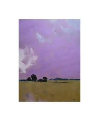 Paul Baile Over the Fields to the Distant Sea Canvas Art