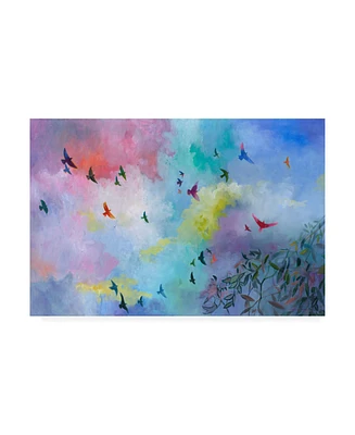 Julia Hacke Sky is the Limit Abstract Canvas Art