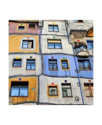 Yair Tzur Windows of Hundertwasser Canvas Art