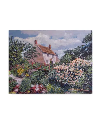 David Lloyd Glover Garden at the Manor House Canvas Art