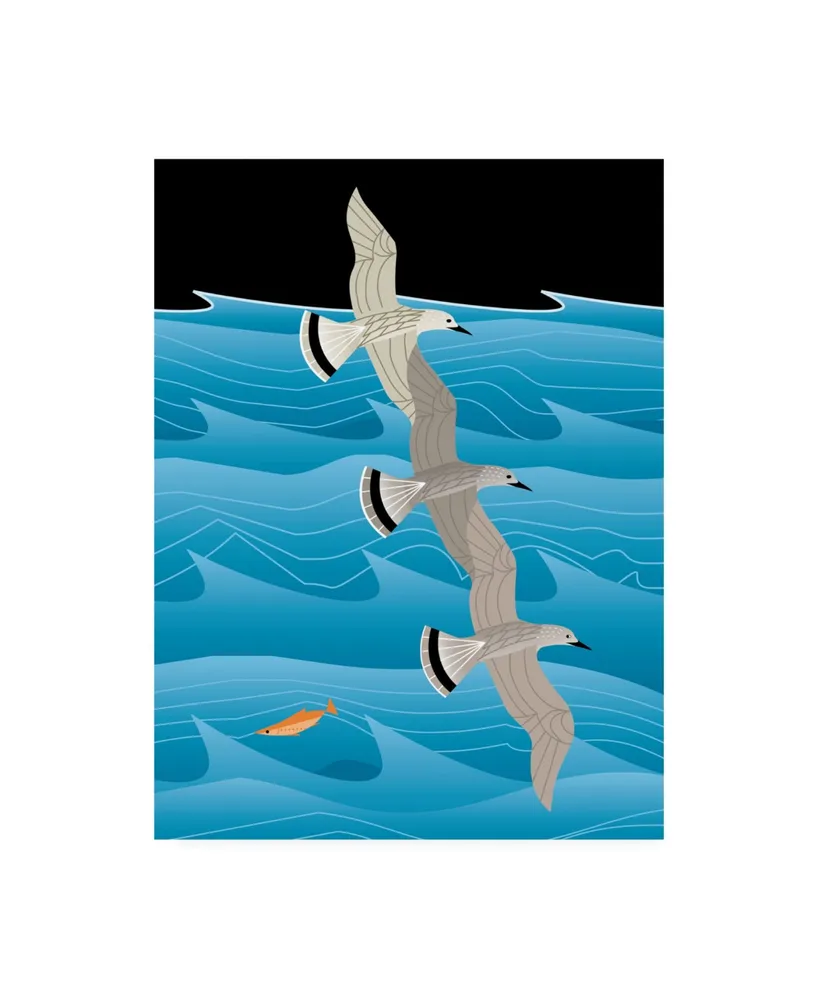 Marie Sansone Gulls Canvas Art